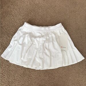 lululemon athletica Crisp White Mini Skirt